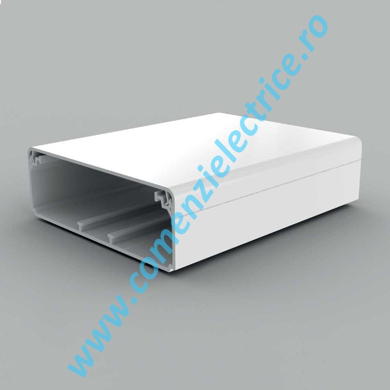 Canal cablu PVC+capac, 120x40, alb Kopos 
